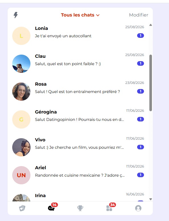 Le succès est garanti : un petit message toutes les quelques minutes 