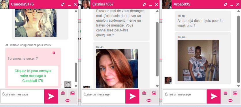 faux messages iflirts