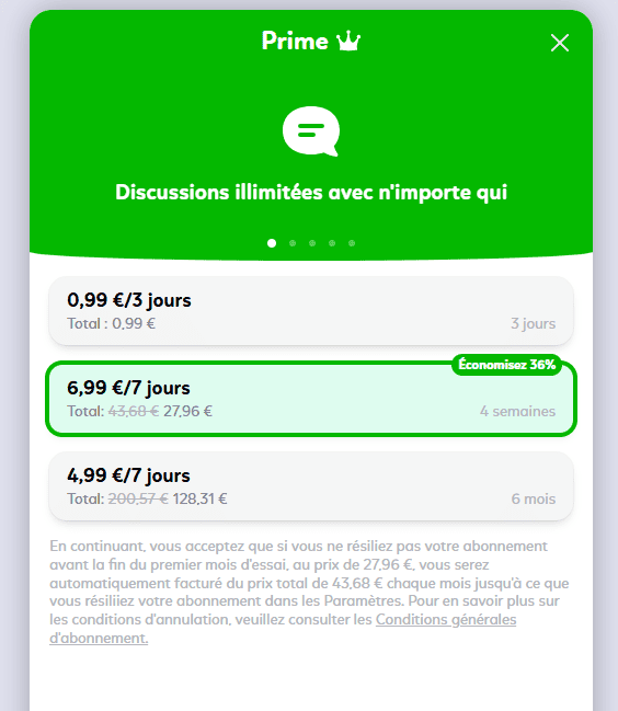 Combien coûte Kismia