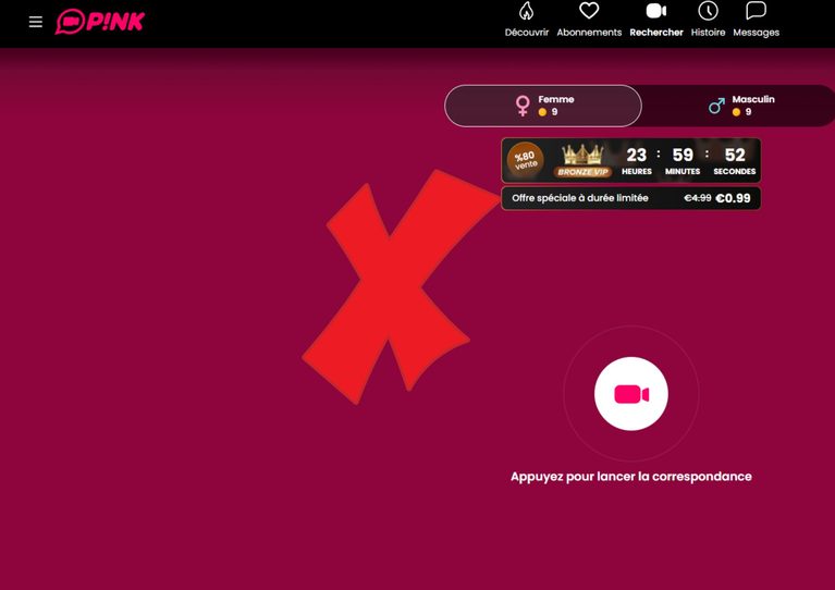 pink video chat arnaque